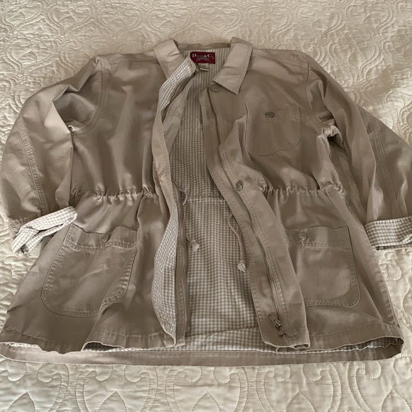 Denim & Co Utility Jacket L - Picture 2 of 4